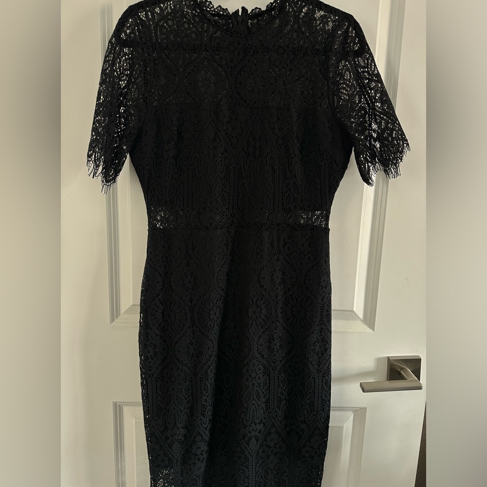 Black cocktail dress